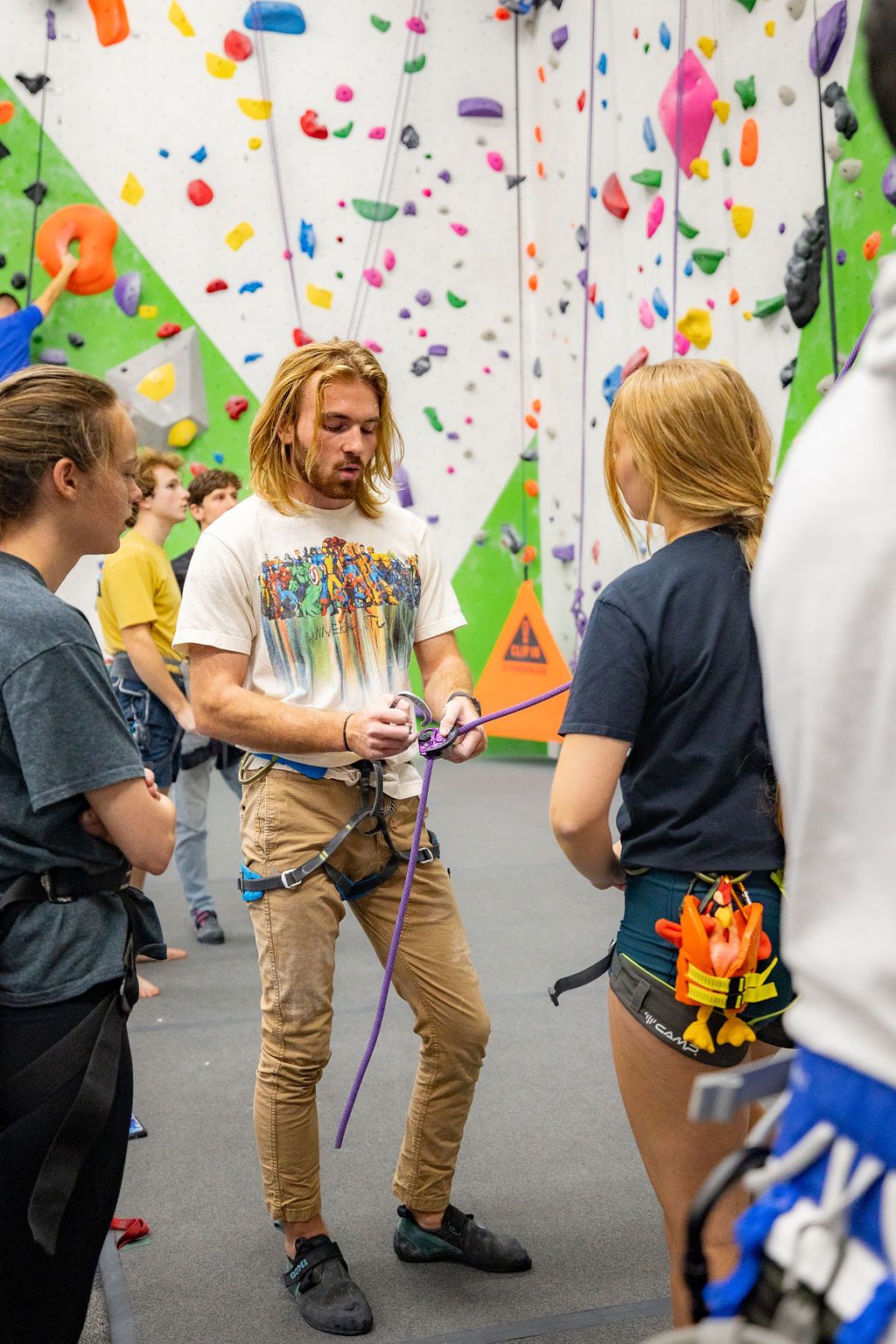 Lead Climbing and Belaying Class