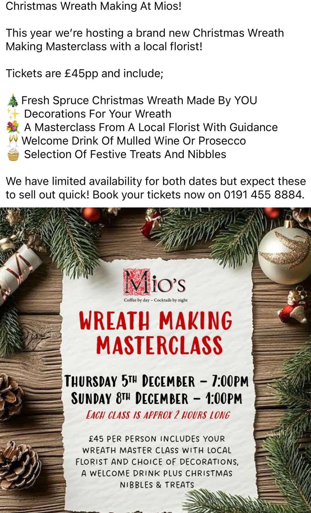 Wreath Making Classes