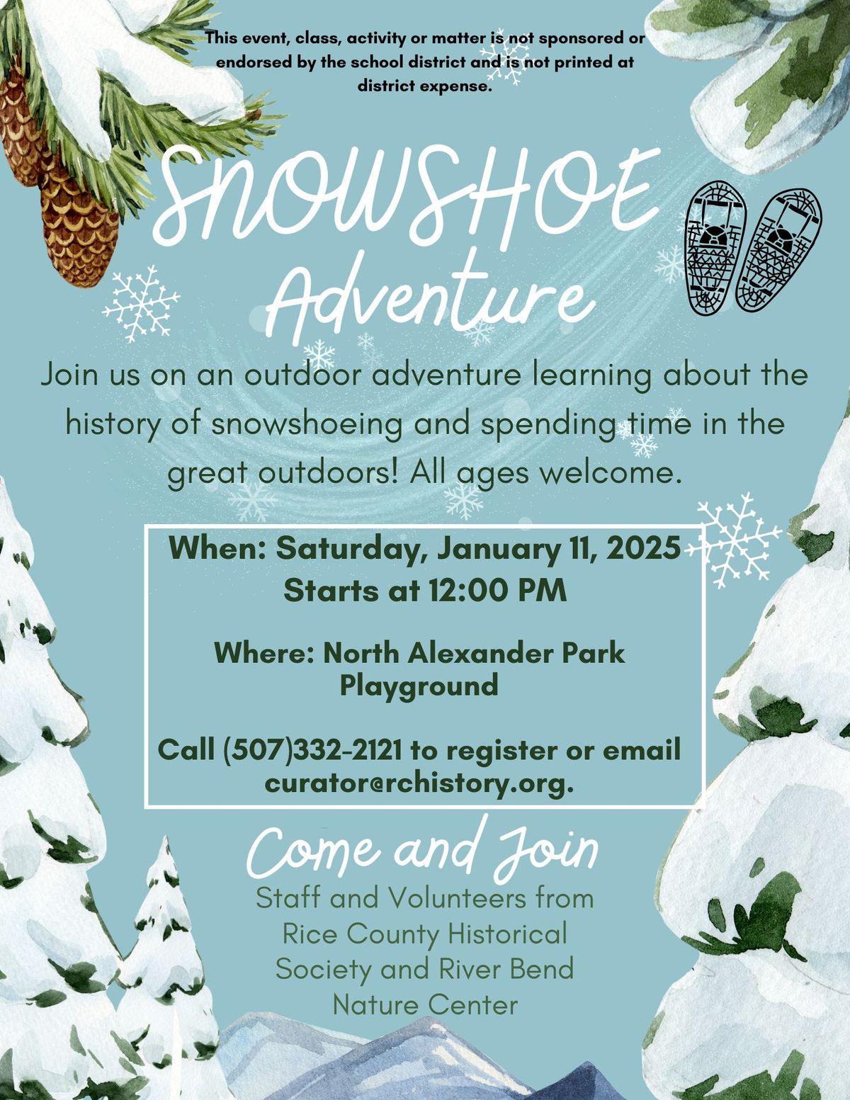 Kid's Day: Snowshoe Adventure!