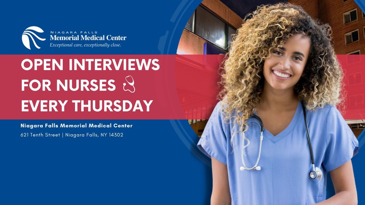 Open Interviews For Nurses