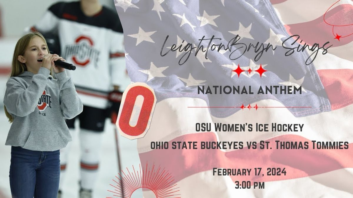 St. Thomas Tommies at Ohio State Buckeyes Womens Hockey at Ohio State Ice Rink