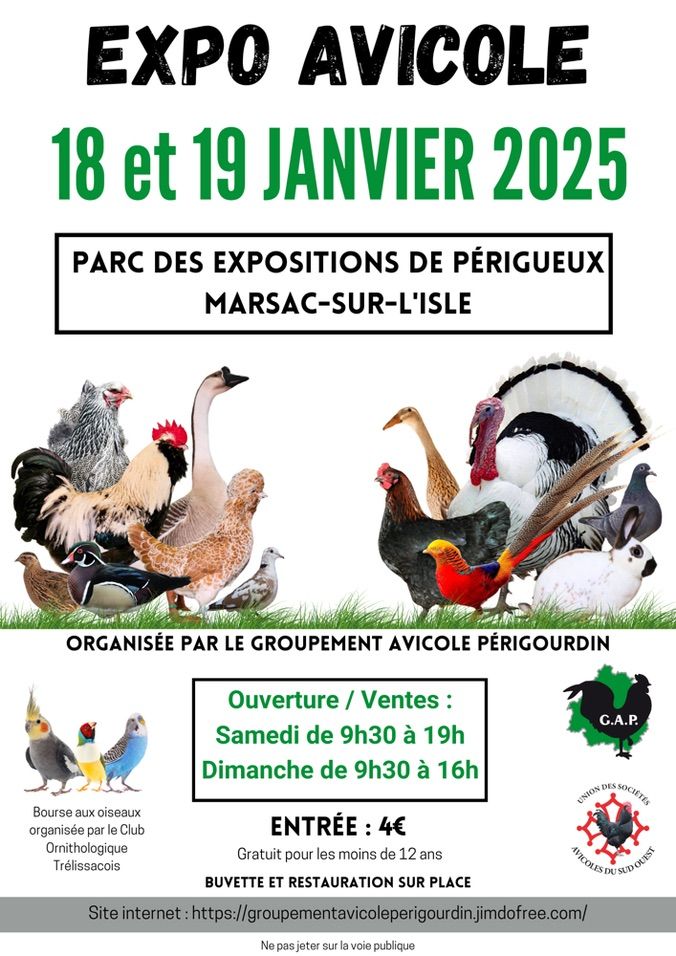 Exposition Avicole P\u00e9rigueux Janvier 2025