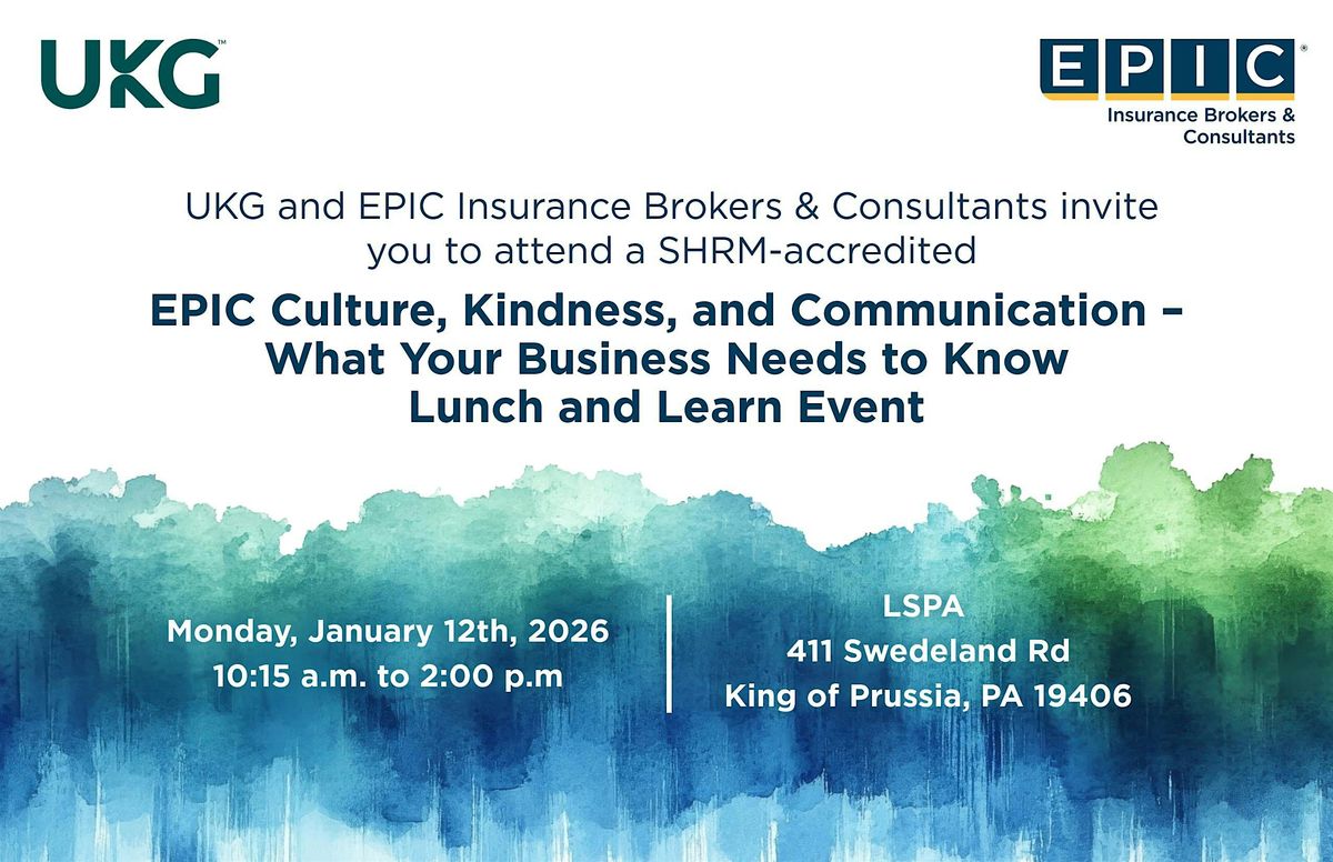 EPIC Culture, Kindness, and Communication Lunch and Learn