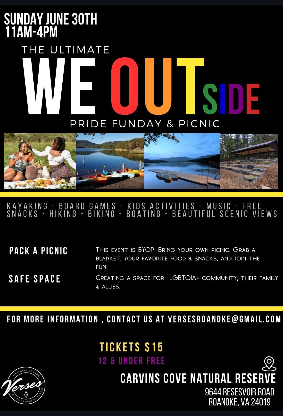 The Ultimate We OUTside Pride Funday & Picnic