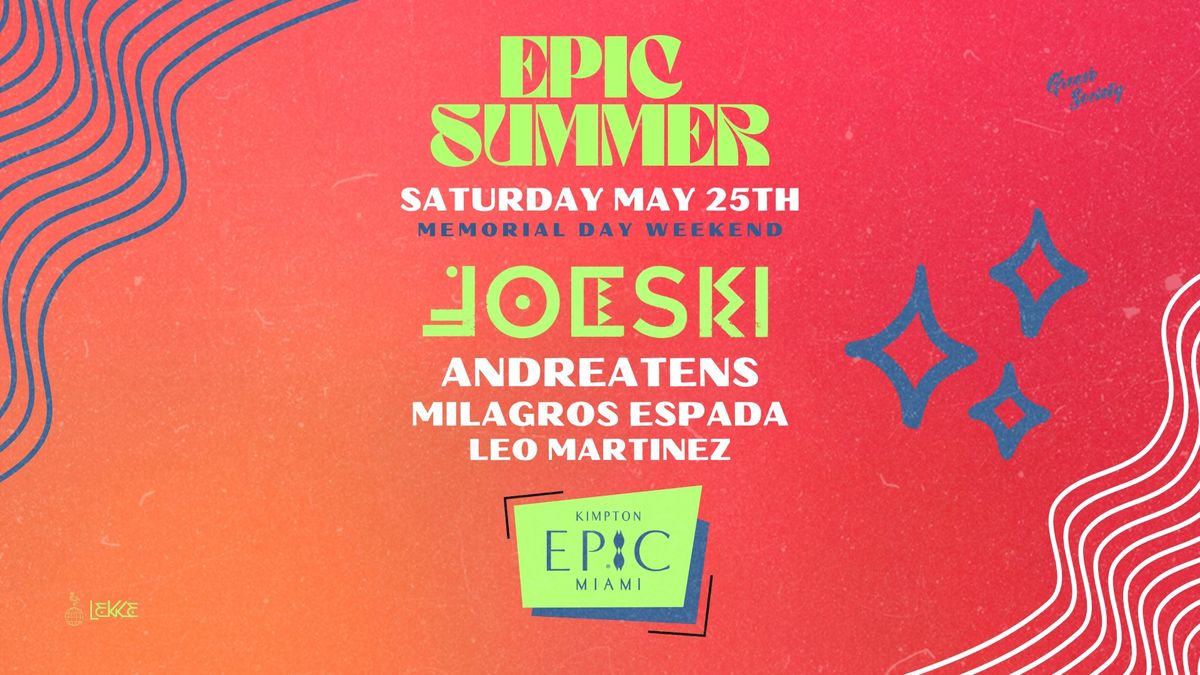 EPIC Summer MDW Pool Party w\/ Joeski