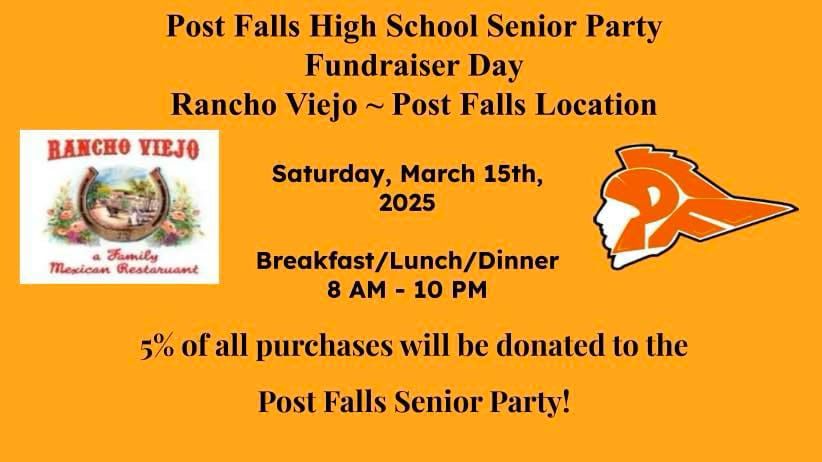 Post Falls High School Senior Party Fundraiser Day 