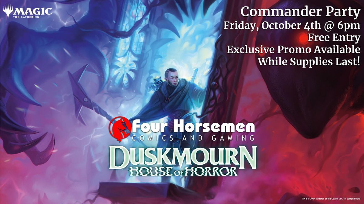 MTG: Duskmourn House of Horrors Commander Party