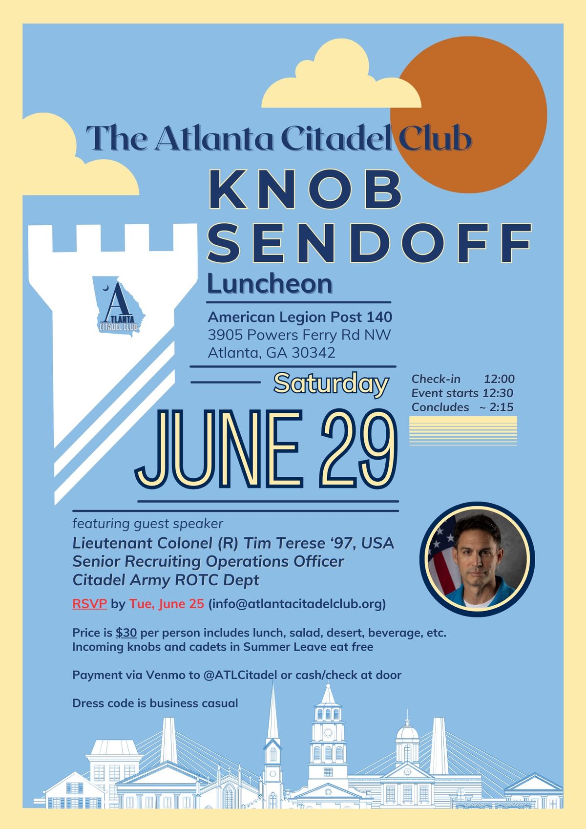 Greater Atlanta Citadel Knob Sendoff 2024