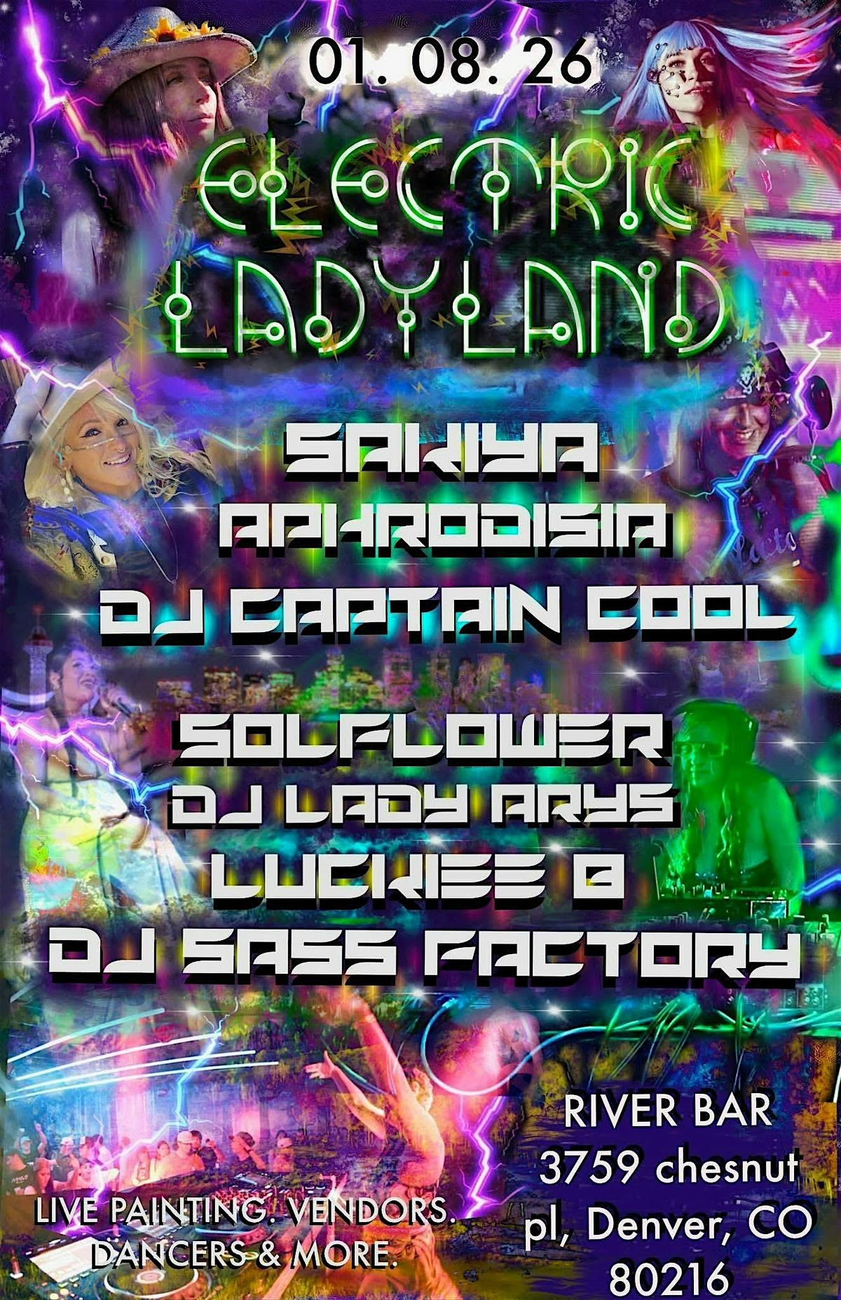 Electric Ladyland (Femme DJs~EDM~Dance Party)