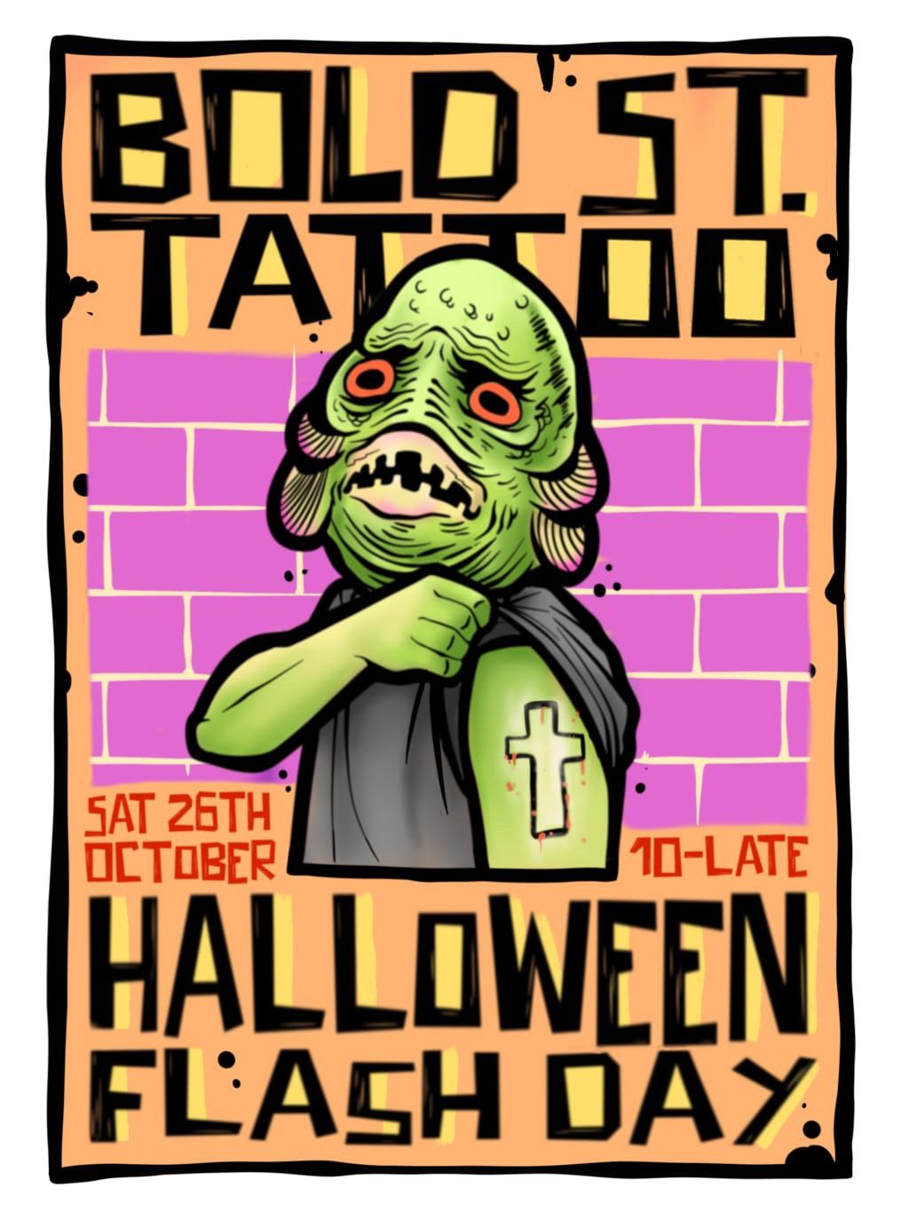 Bold Street Tattoo's Halloween Flash Day