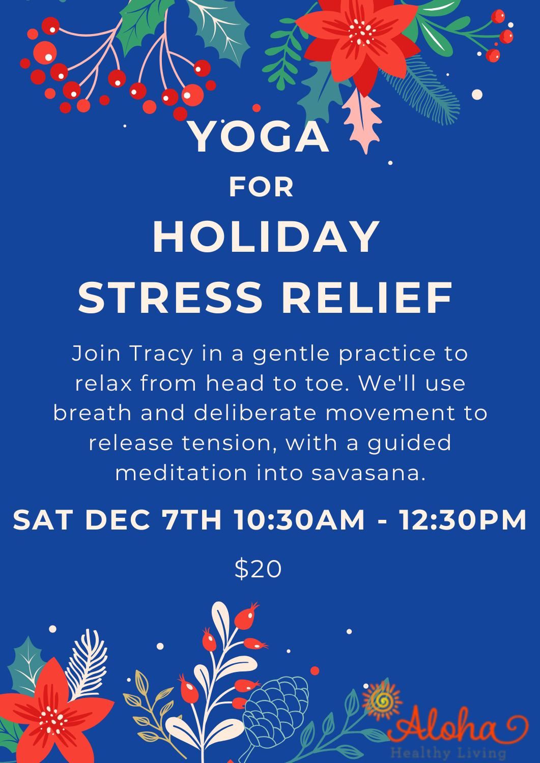 Yoga for Holiday Stress Relief