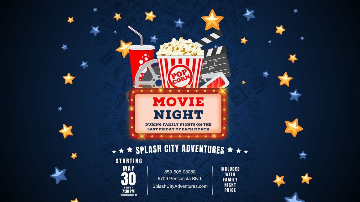 Movie Nights at Splash City Adventures