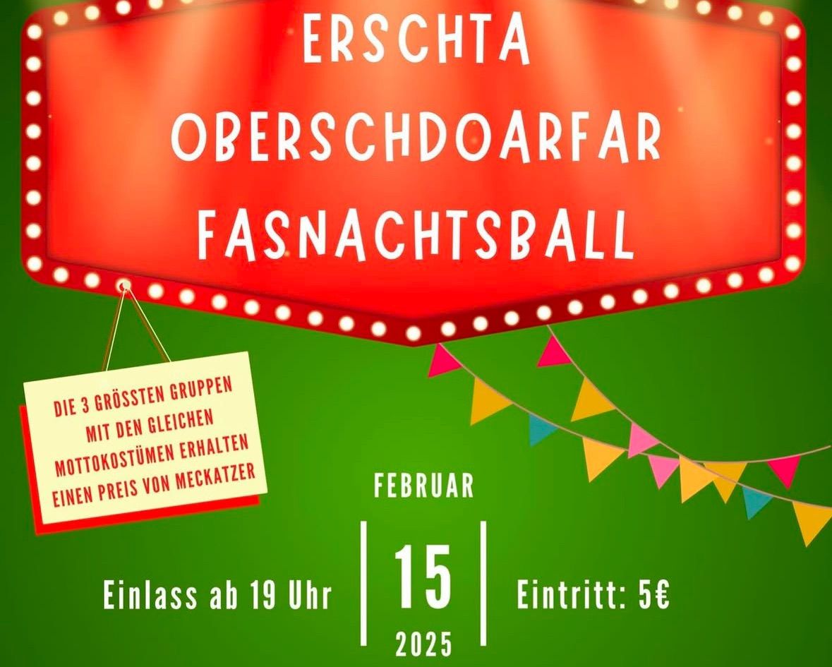 Vereinefaschingsball in Oberstdorf "Erschta Oberschdoarfar Fasnachtsball"