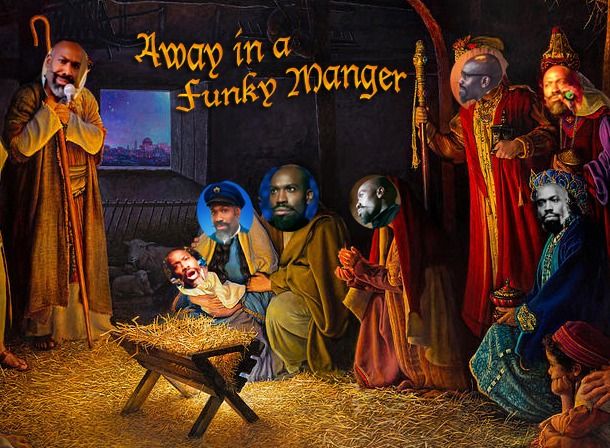 Away in a Funky Manger