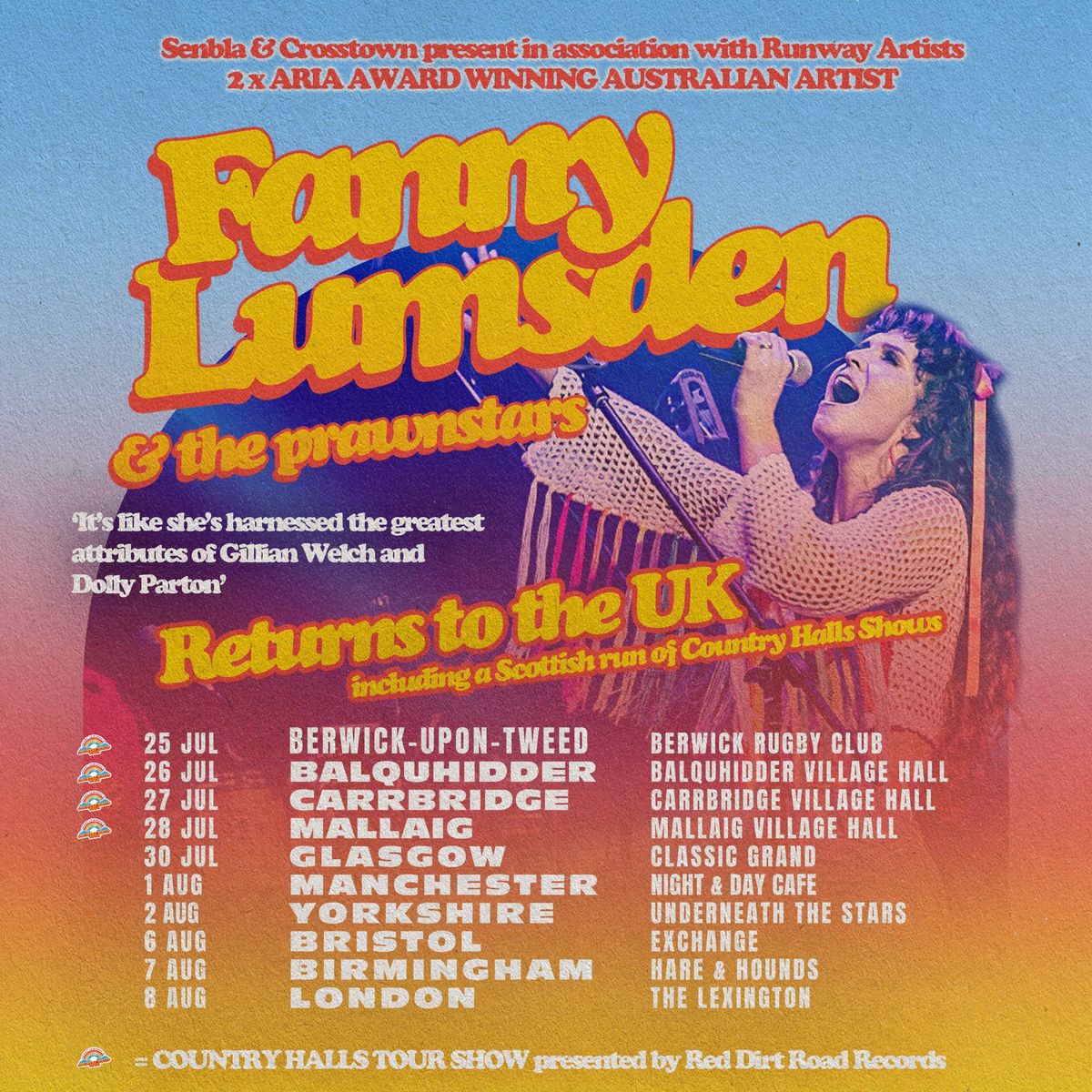 Fanny Lumsden UK Summer Tour | Birmingham