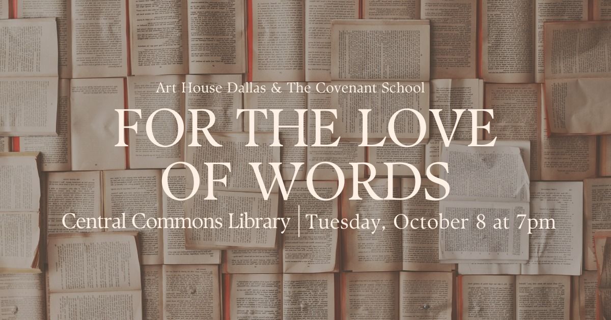 For the Love of Words Literary Night