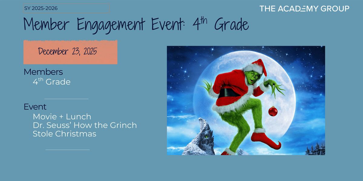 AG Member Engagement Event: Movie + Lunch (4th)