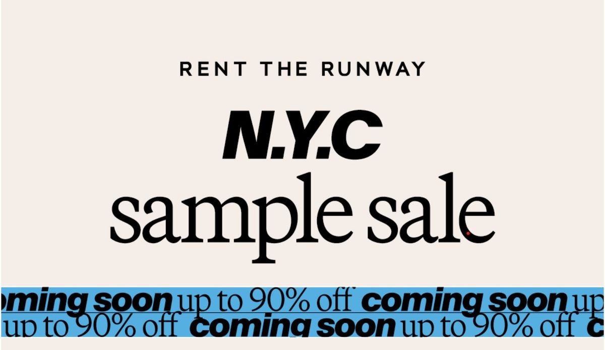 Rent The Runway Sample Sale 