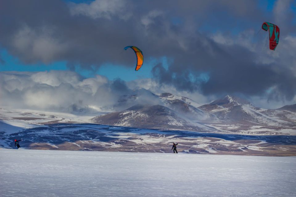 Desperados Snow-Kiting race Competition 