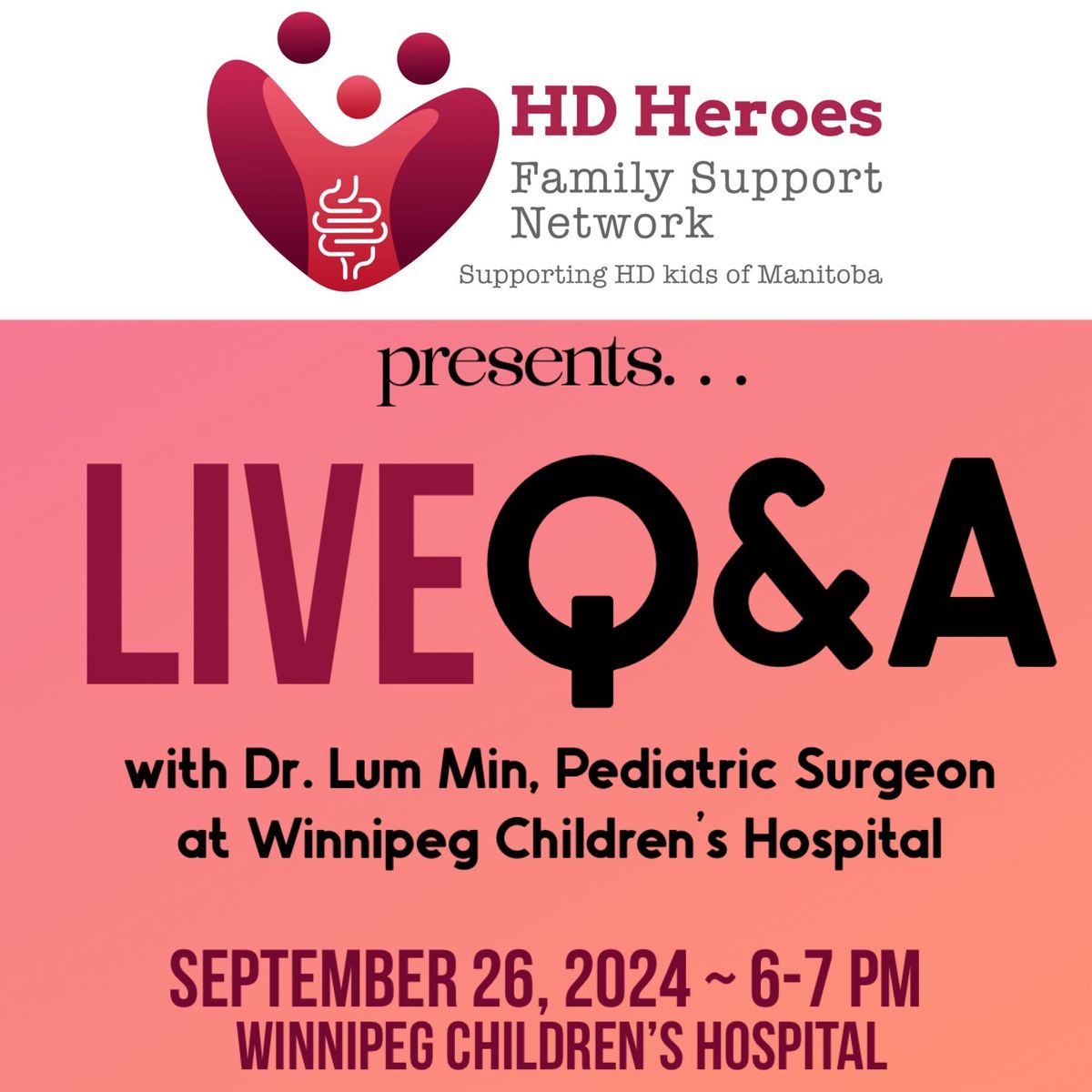 LIVE Q&A with Dr. Lum Min