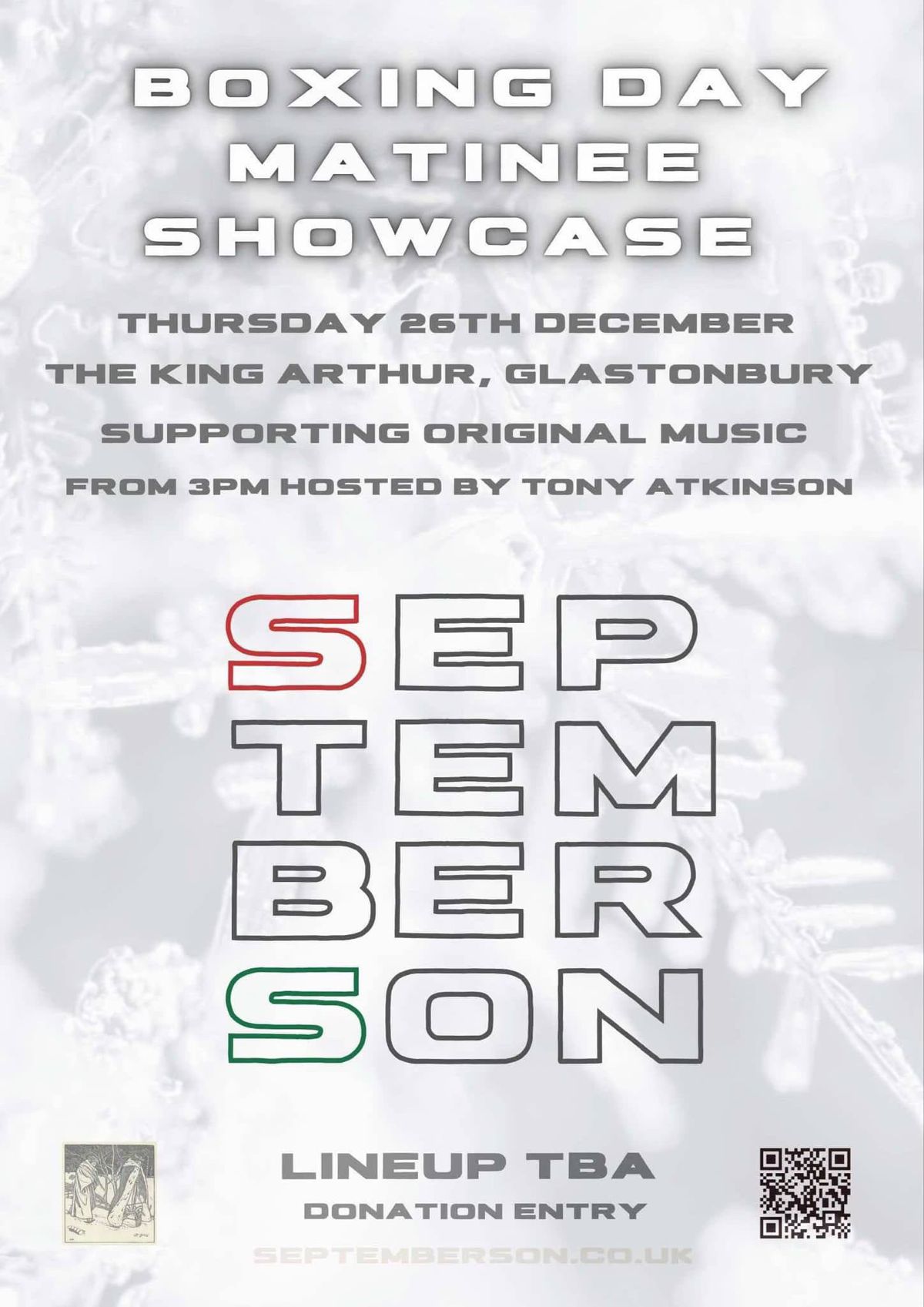 SEPTEMBER SON {Showcase}  \u2022 Last Thursday of the month \u2022 FREE ENTRY!