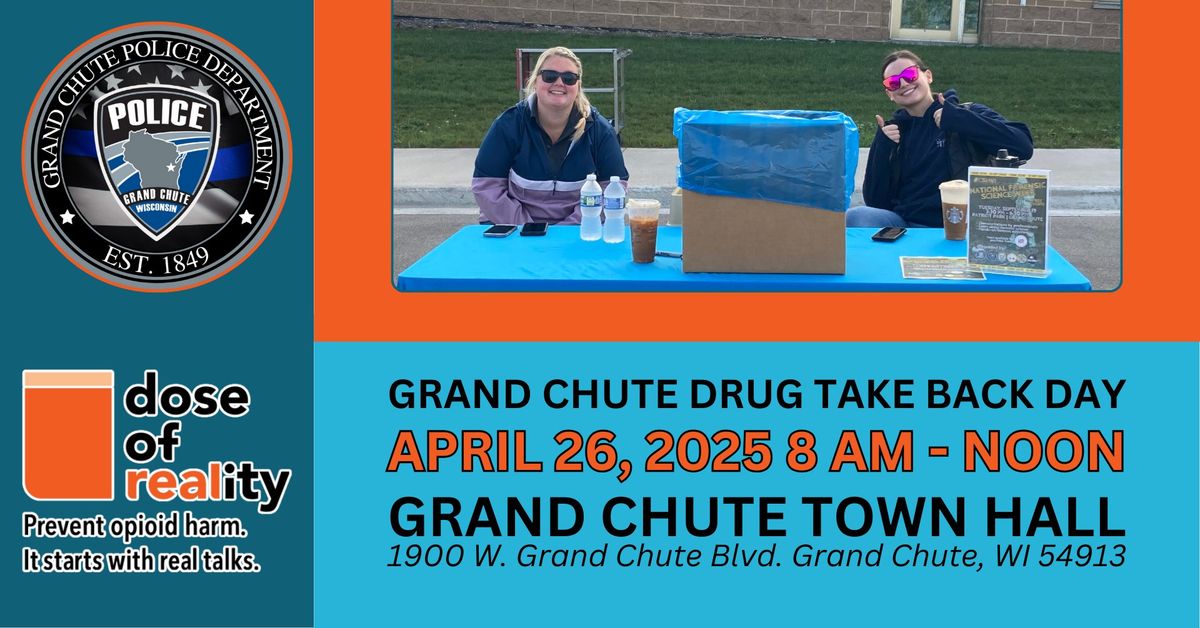 Grand Chute Spring Drug Take Back Day