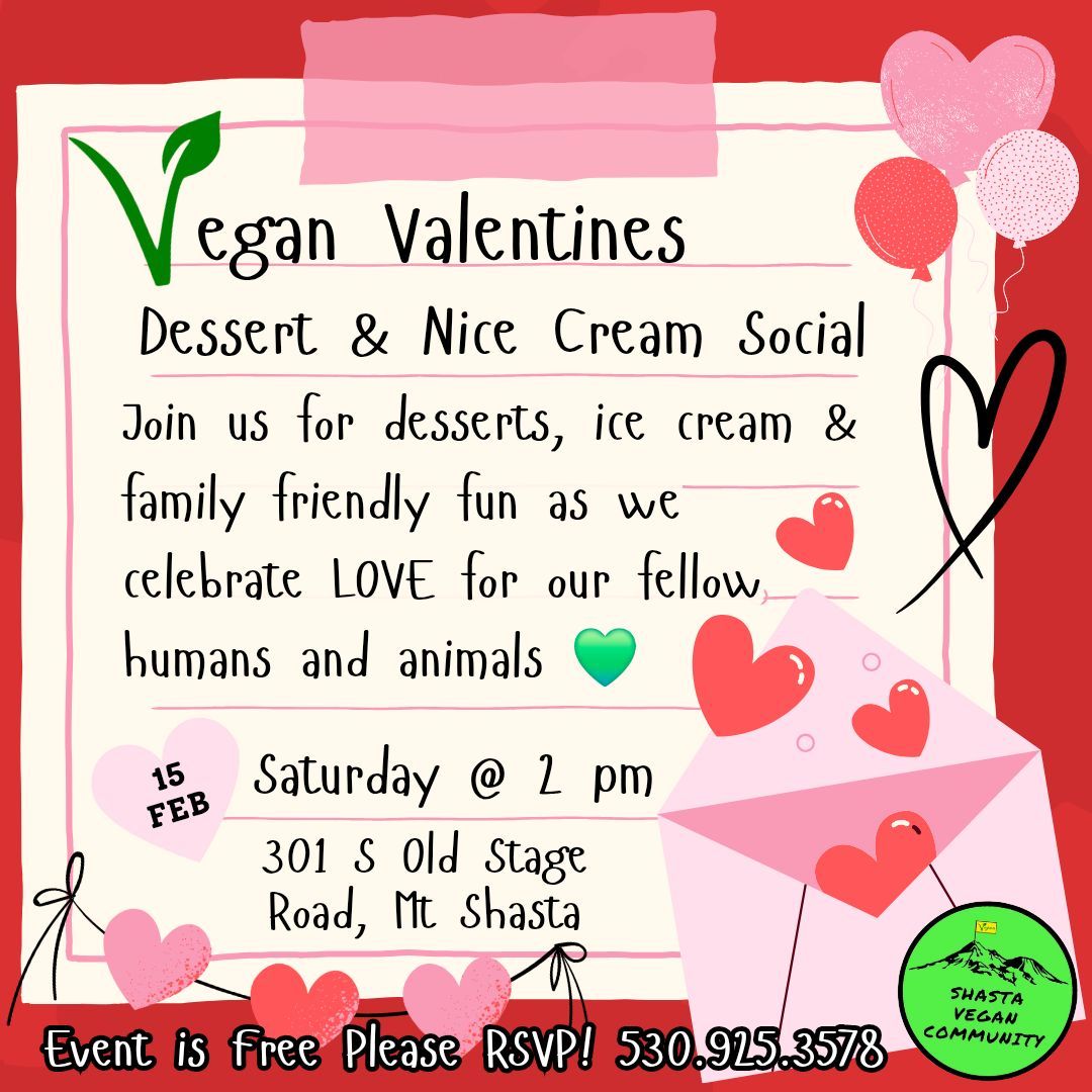 Vegan Valentine's Dessert & Nice Cream Social