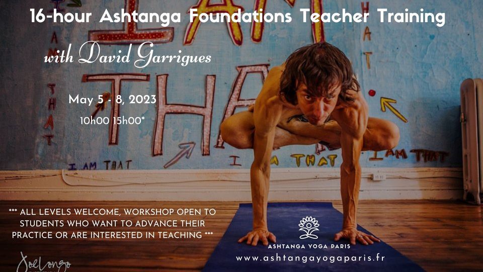 Formation professorale \/ Base de l'Ashtanga avec David Garrigues