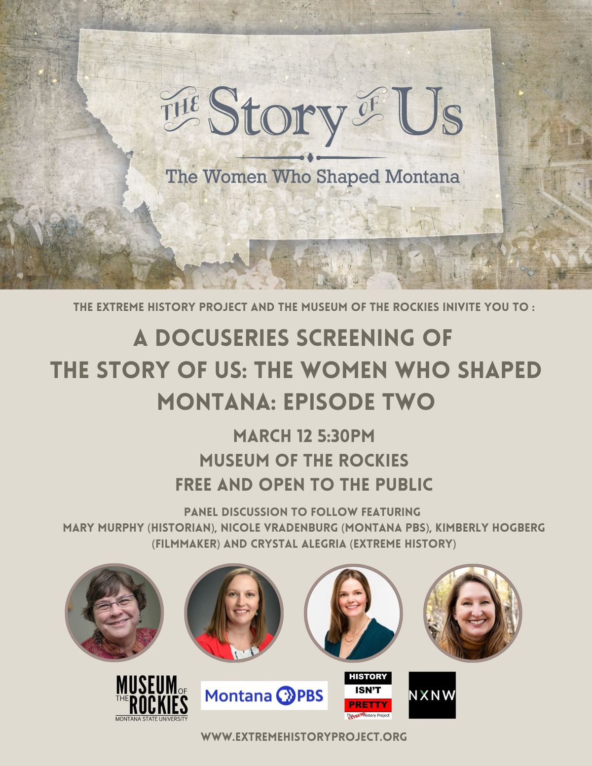 The Story of Us: The Women Who Shaped Montana Episode Two Film Screening 