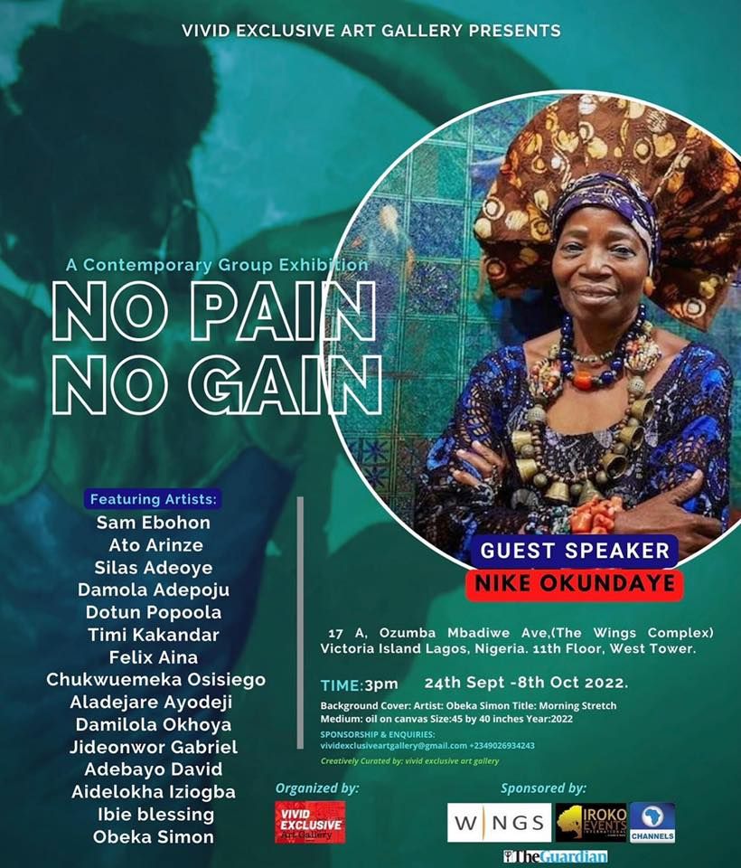 NO PAIN NO GAIN GROUP EXHIBITION