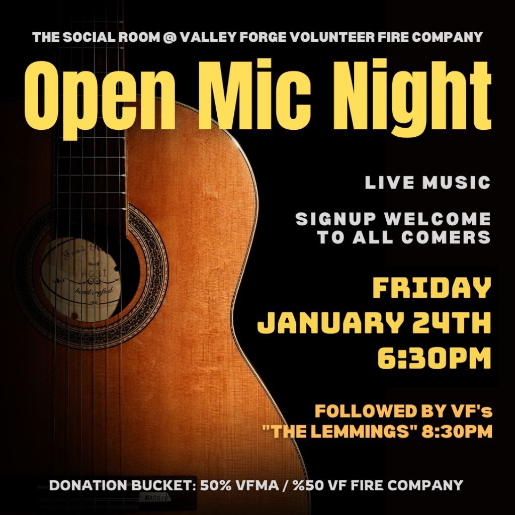 Open Mic Night!