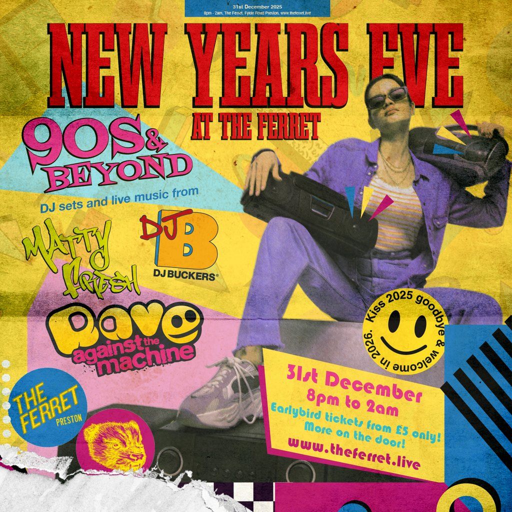 NEW YEAR'S EVE at The Ferret - 90s & Beyond!