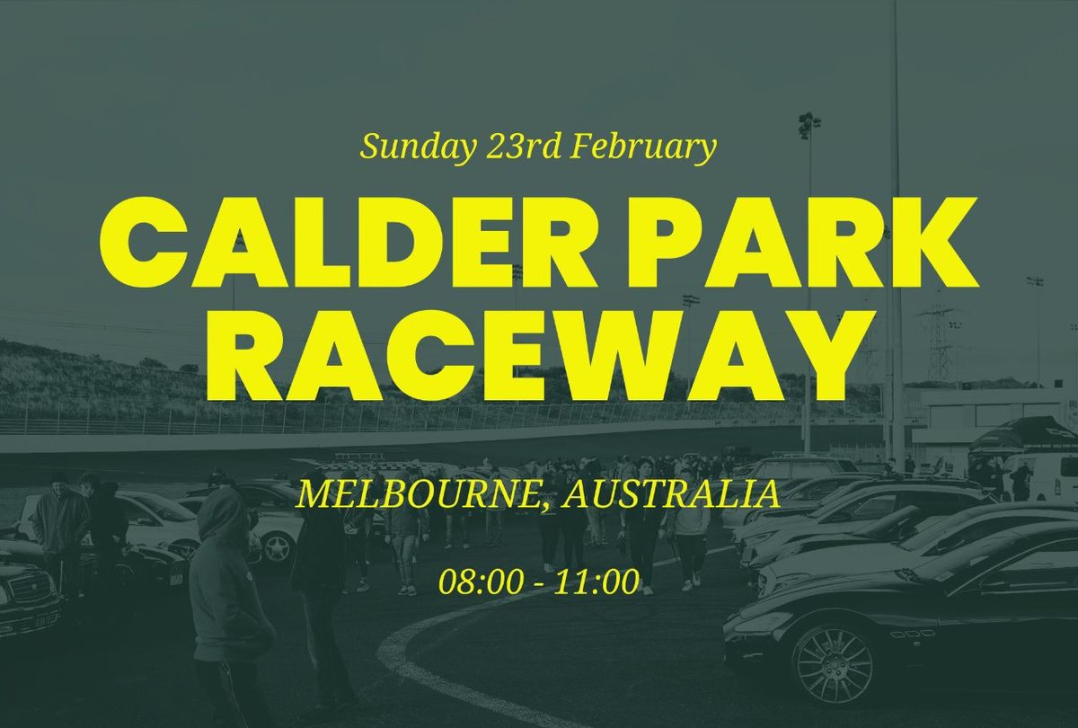 COFFEE RUN CALDER PARK RACEWAY