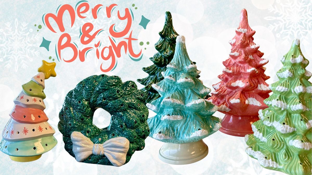 Vintage Trees & Holiday Light Up Workshop