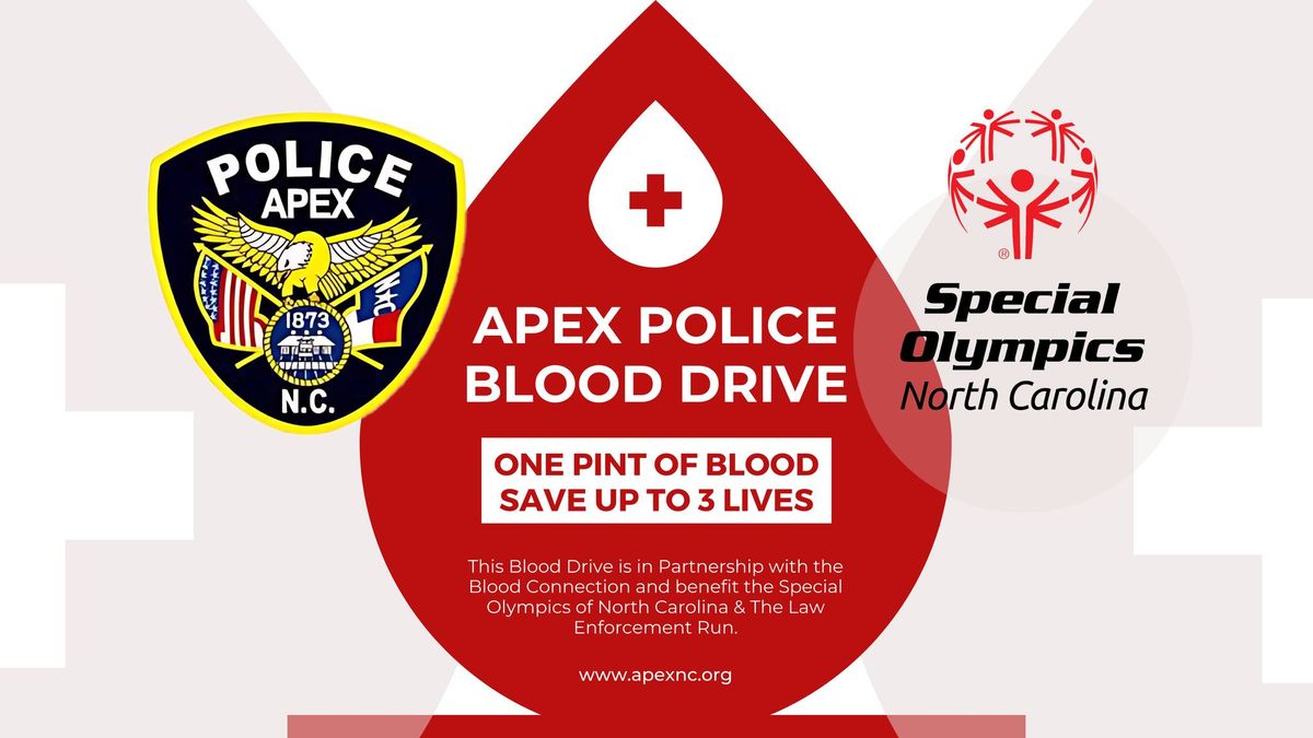 November Blood Drive Benefitting Special Olympics North Carolina