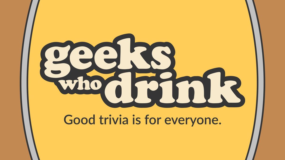 Geeks Who Drink TRIVIA @ Cafe B