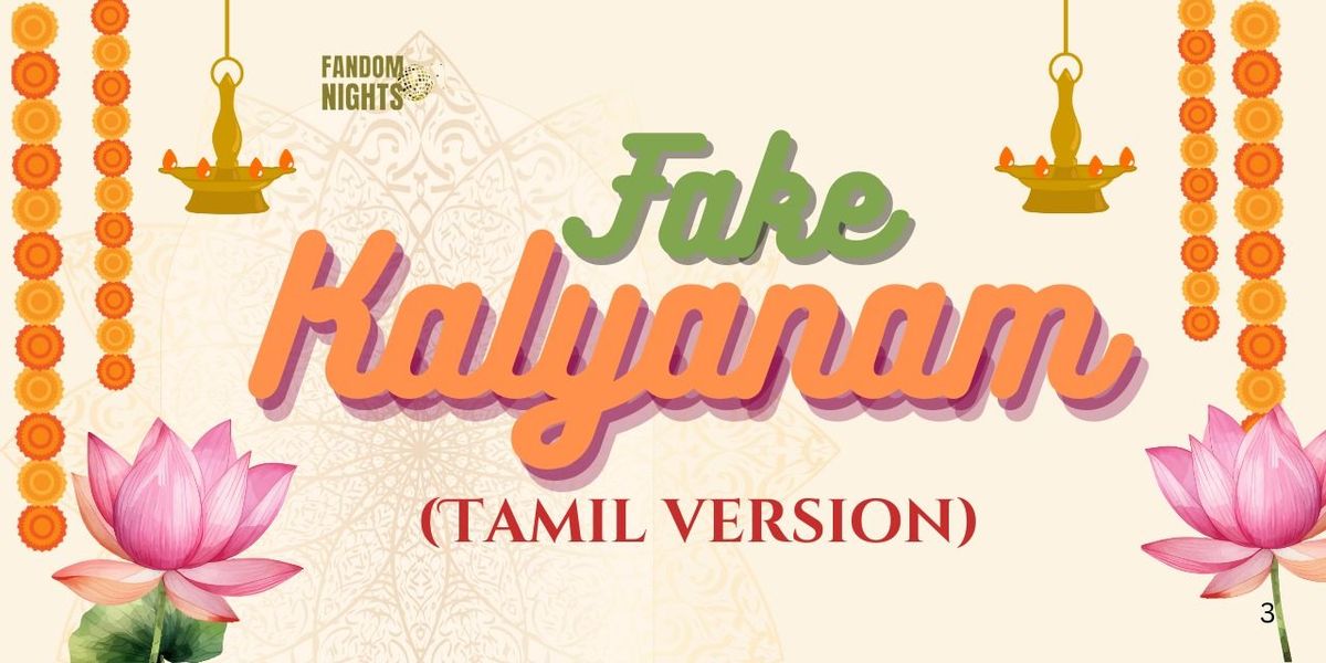 Fake Kalyanam (Tamil Version)