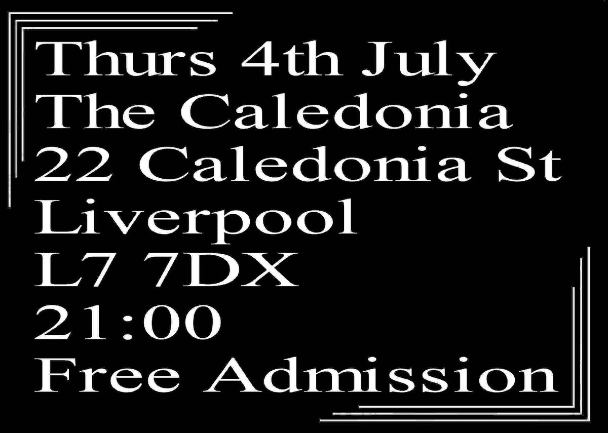 Speakeasy Bootleg Band @ The Caledonia Thurs 4th July & First Thursday Every Month