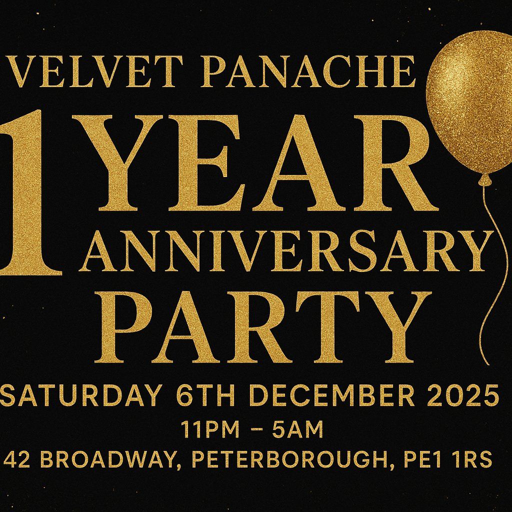 Velvet Panache  1 Year Anniversary Celebration!