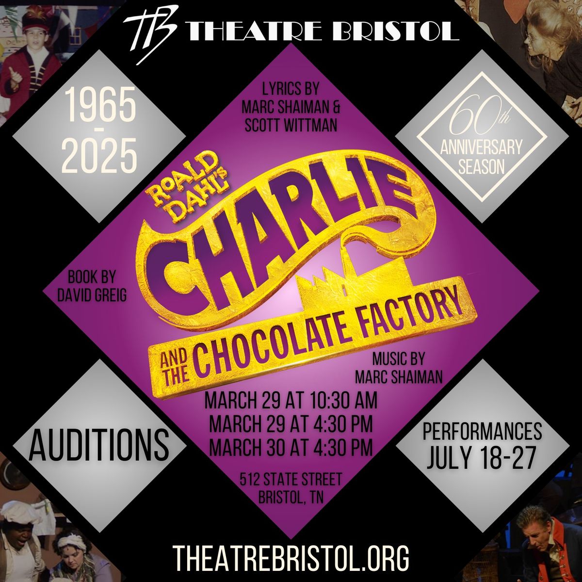 AUDITIONS Charlie & the Chocolate Factory at Theatre Bristol