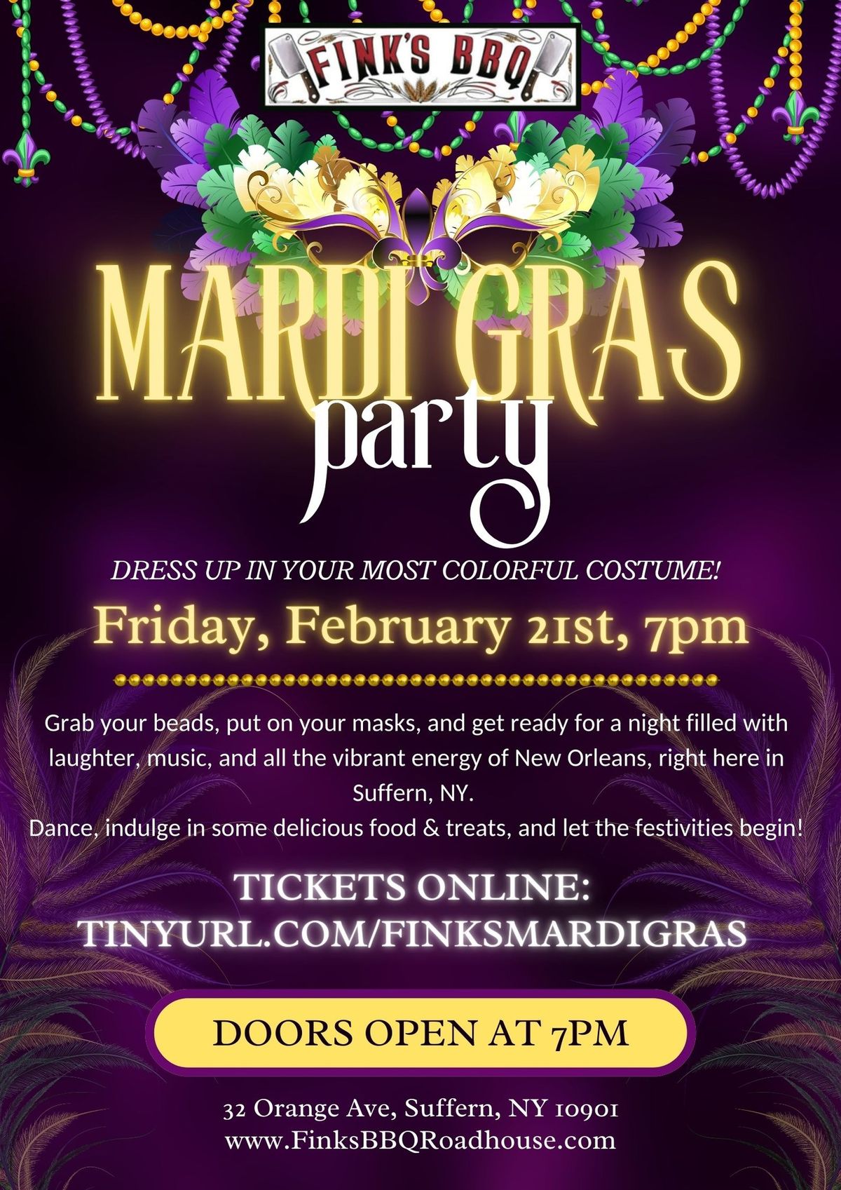 Fink's Mardi Gras Party