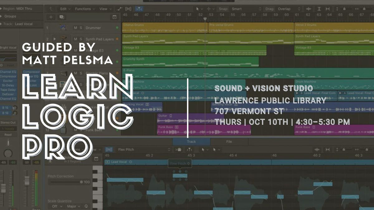 LEARN LOGIC PRO \/ Guided by Matt Pelsma 