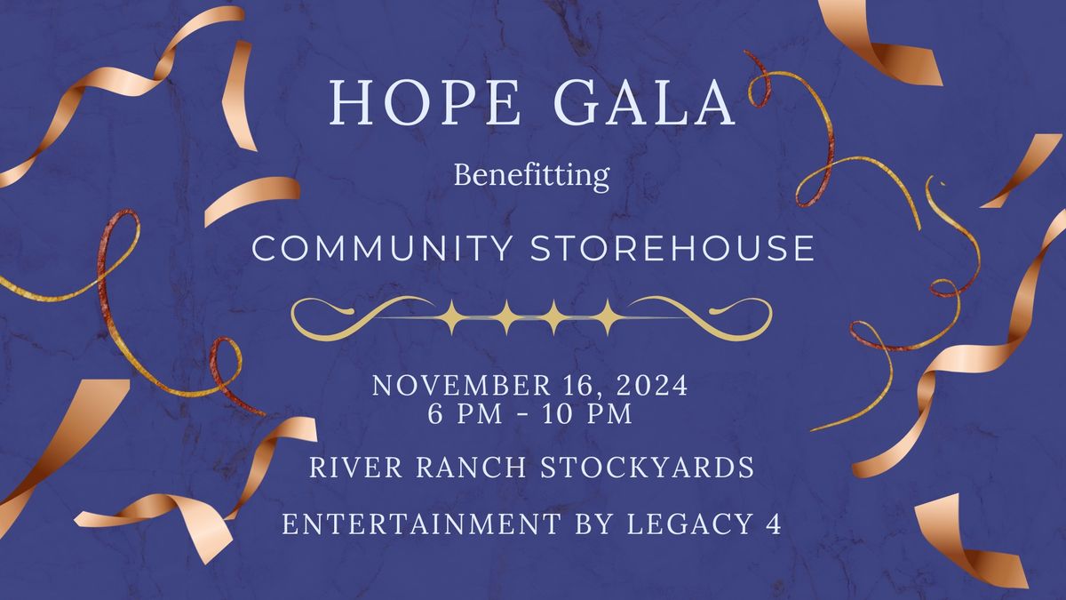 Hope Gala Benefitting Community Storehouse