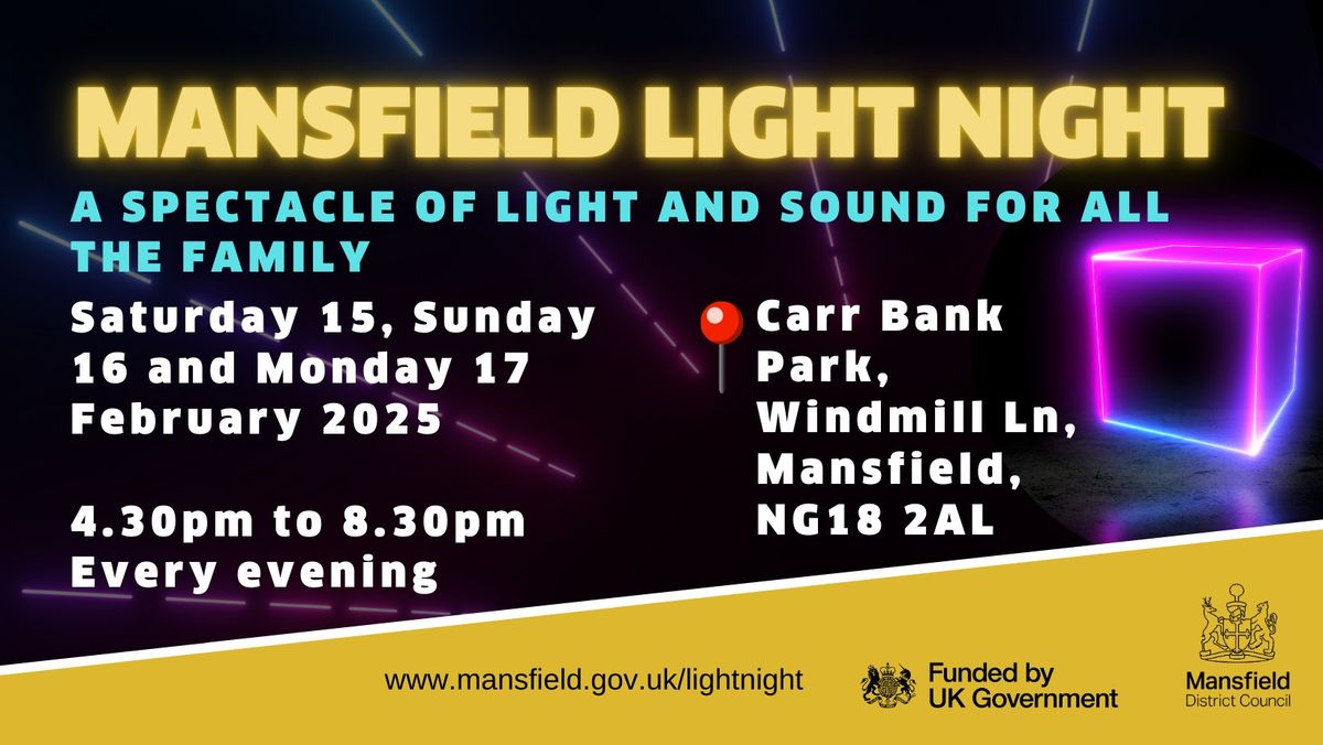 Mansfield Light Night 2025