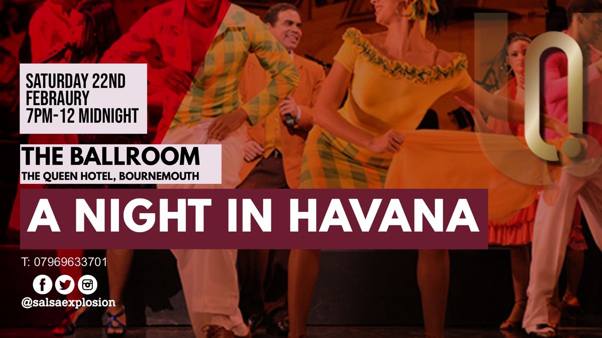 A Night in Havana! Dance classes & Social Featuring special guest teachers