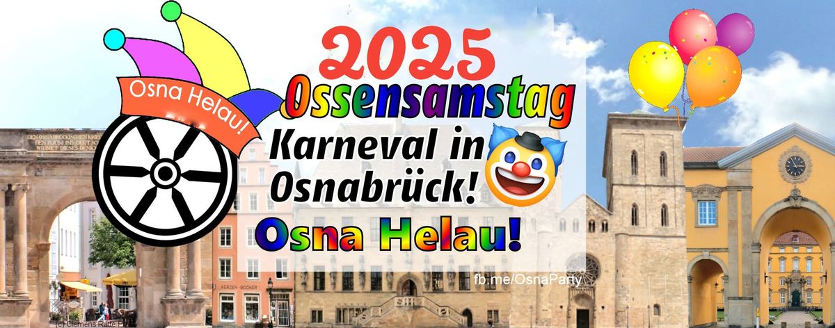 Ossensamstag 1.03.2025 Karneval in Osnabr\u00fcck - Osna Helau! \ud83e\udd21\ud83e\udd73\ud83c\udf88 \ud83d\ude0a\ud83c\udf08\ud83c\udf89 