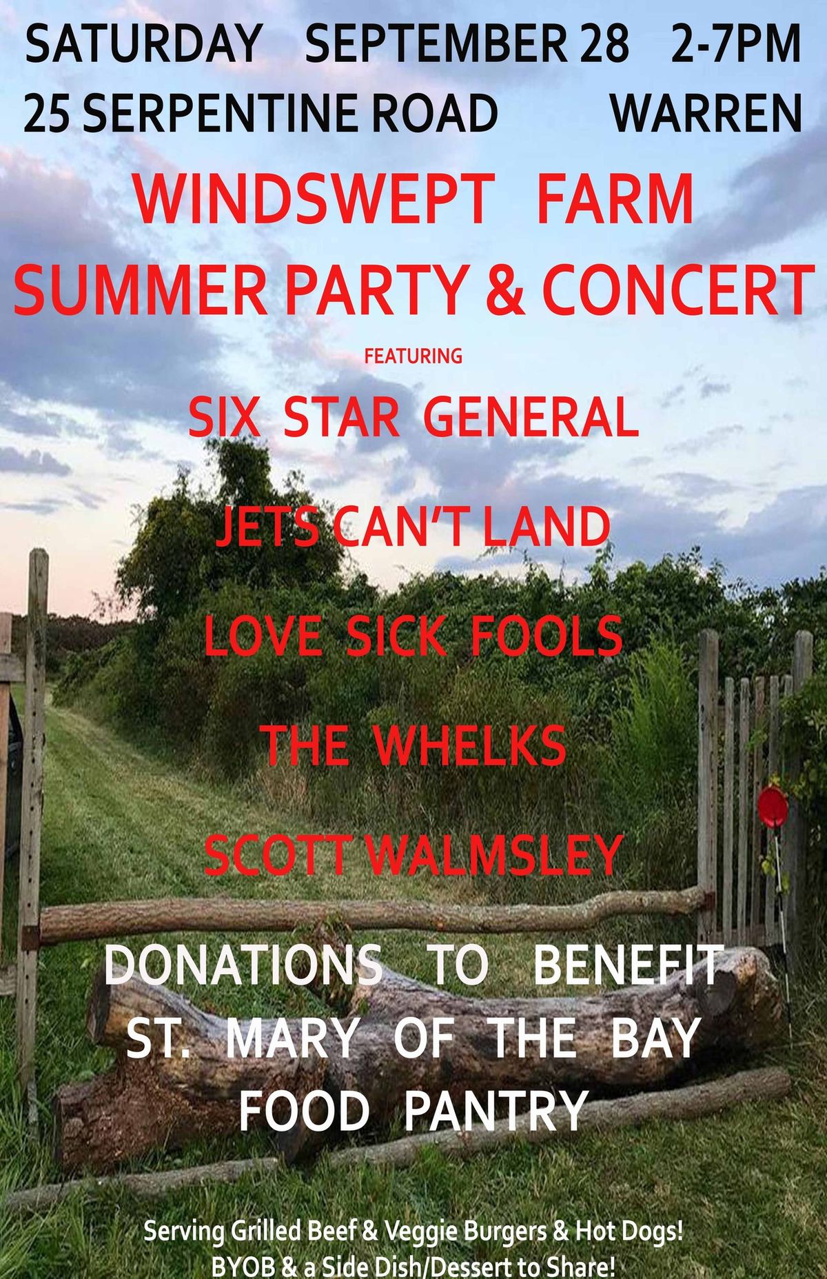 Windswept Farm Summer Party and Concert