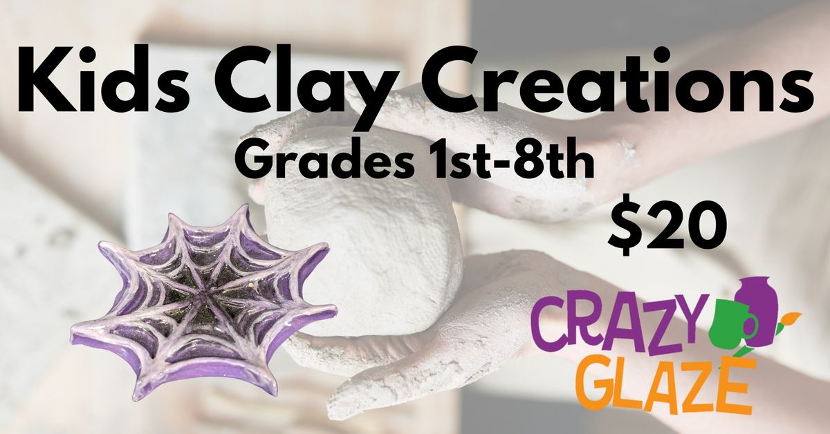 Kids Clay Creations - Spider Web Dish