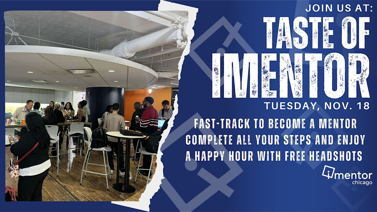 Taste of iMentor Happy Hour Fast-Track: Tuesday, 11\/18