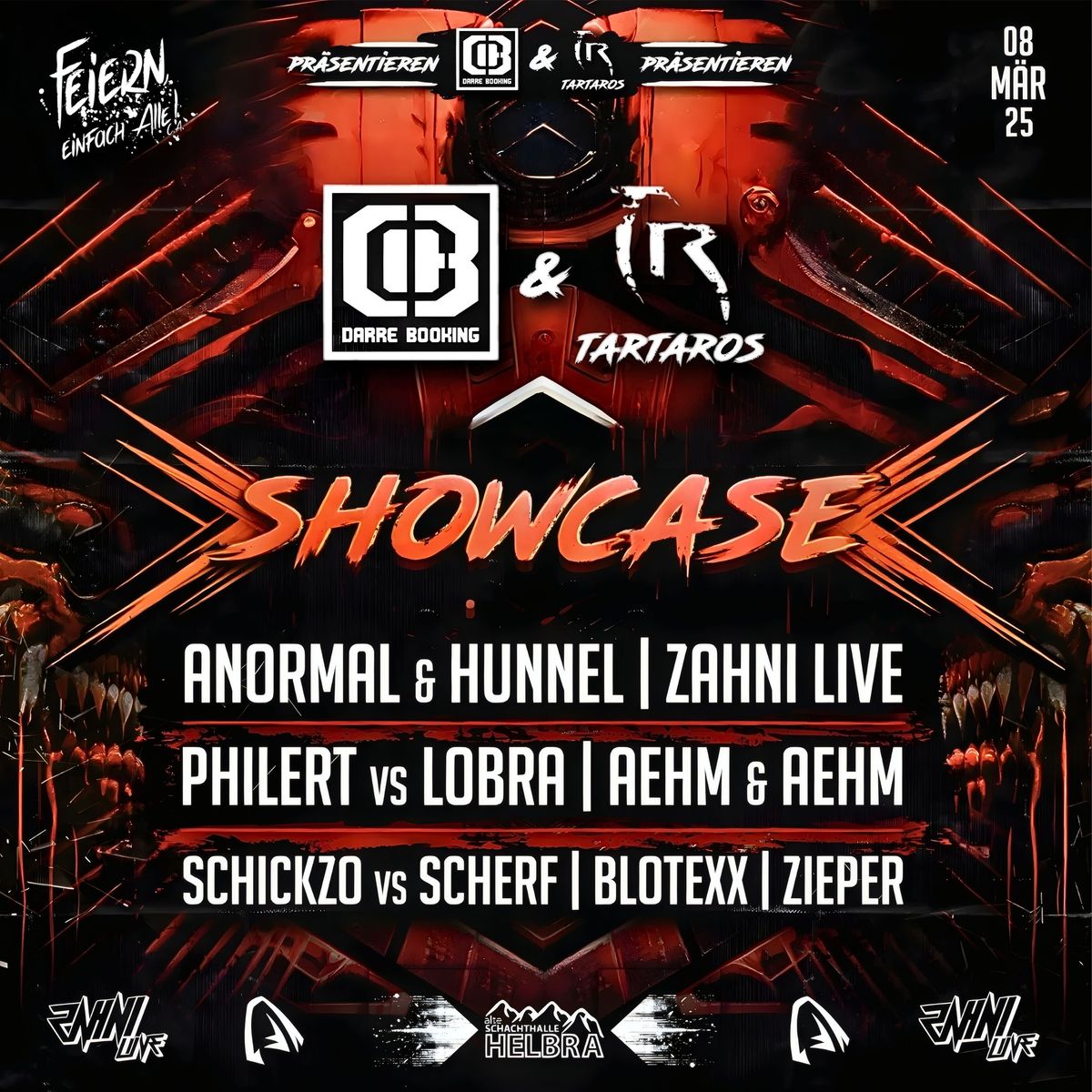 Darre Booking & Tartaros Showcase 